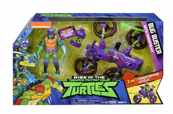 Turtles Donatello Bug Buster muuntuva moottoripyörä-muksumassi.fi