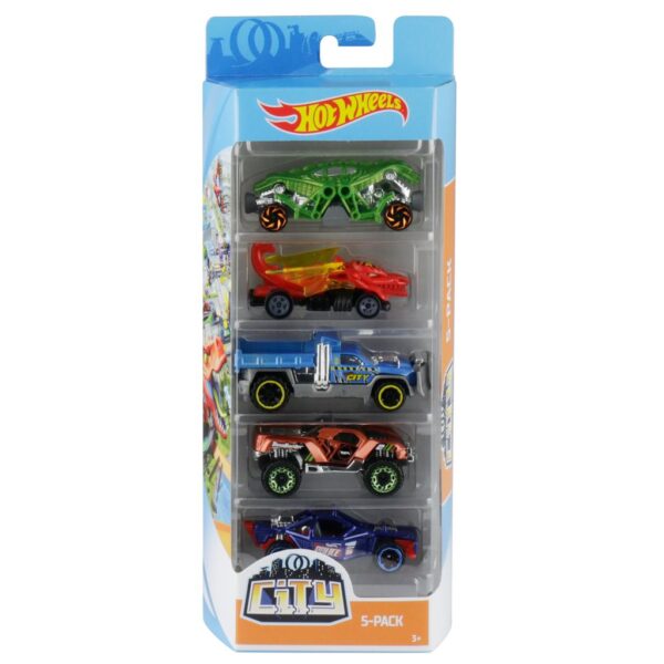 Hot Wheels pikkuautot 5kpl-muksumassi.fi