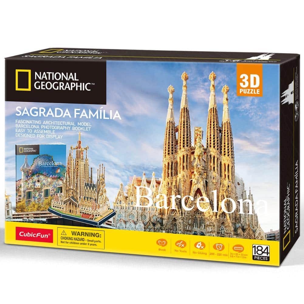 National Geographic Barcelona Sagrada Familia 3D palapeli
