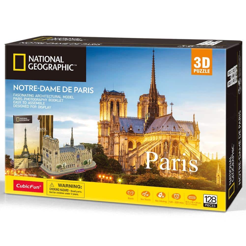National Geographic Notre-Dame De Paris 3D palapeli