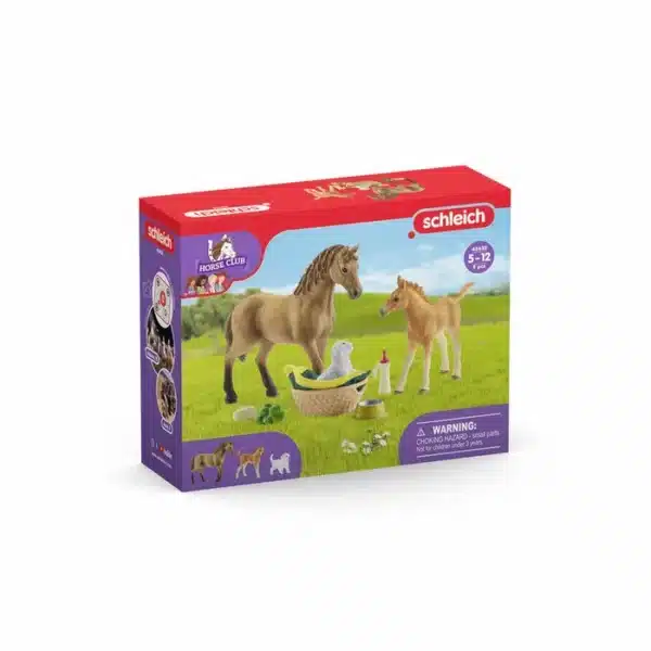 Schleich Horse Club Sarahin eläinvauvojen hoitosarja 42432-muksumassi.fi