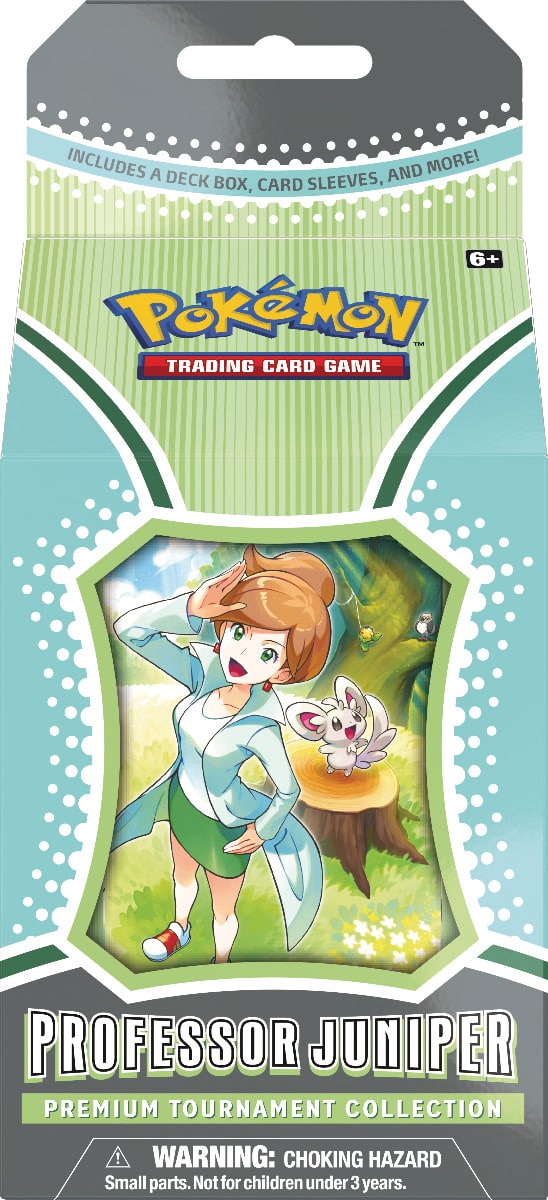 Pokémon Premium Tournament Collection Professor Juniper keräilykortti – lahjapakkaus