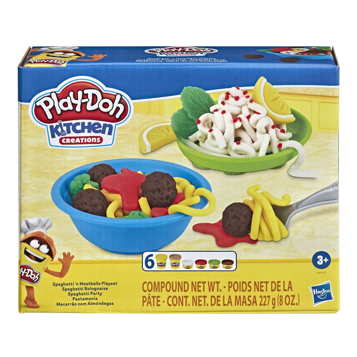 Play-Doh Muovailuvaha Kitchen Kits lajitelma Spagetti ja lihapullat