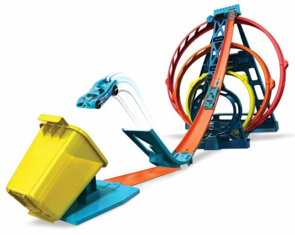 Hot Wheels Track Builder Triple Loop Kit - Image 4