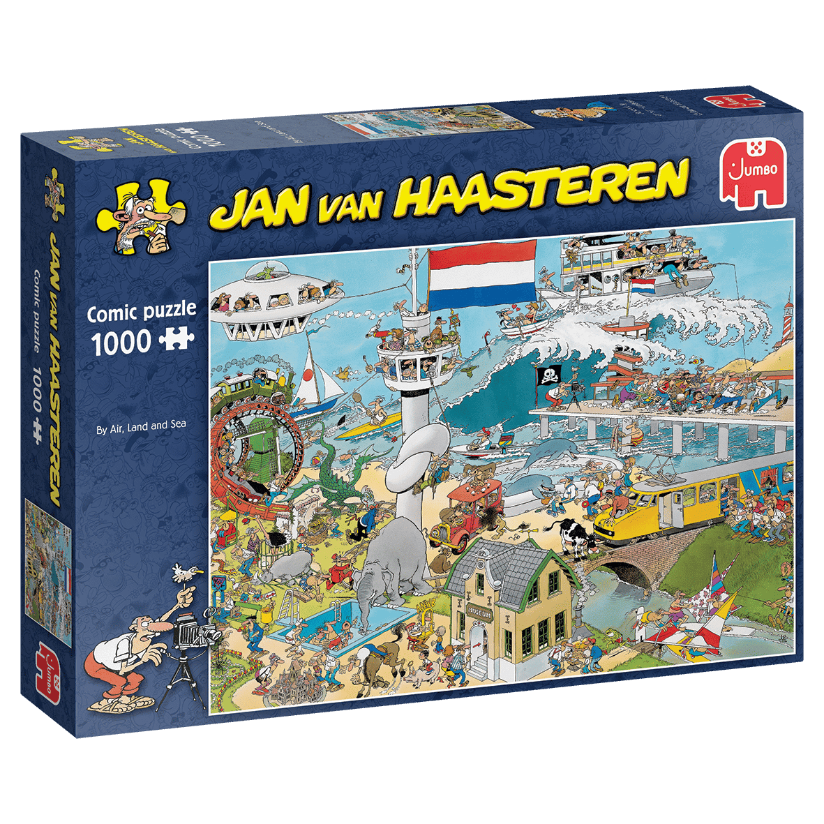 Jan Van Haasteren Comic puzzle By Air, Land and Sea 1000 palaa