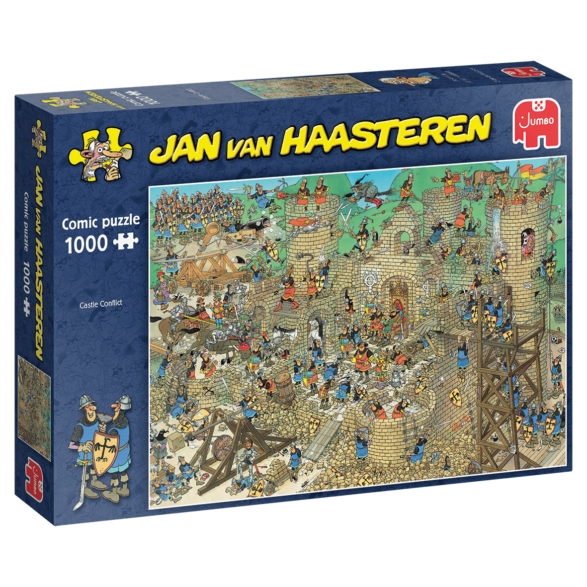 Jan Van Haasteren Comic puzzle Castle Conflict 1000 palaa