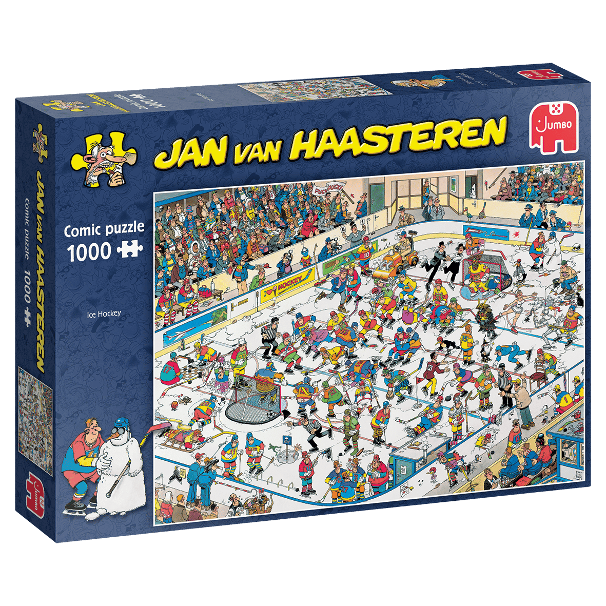 Jumbo Jan Van Haasteren Comic puzzle Ice Hockey 1000 palaa