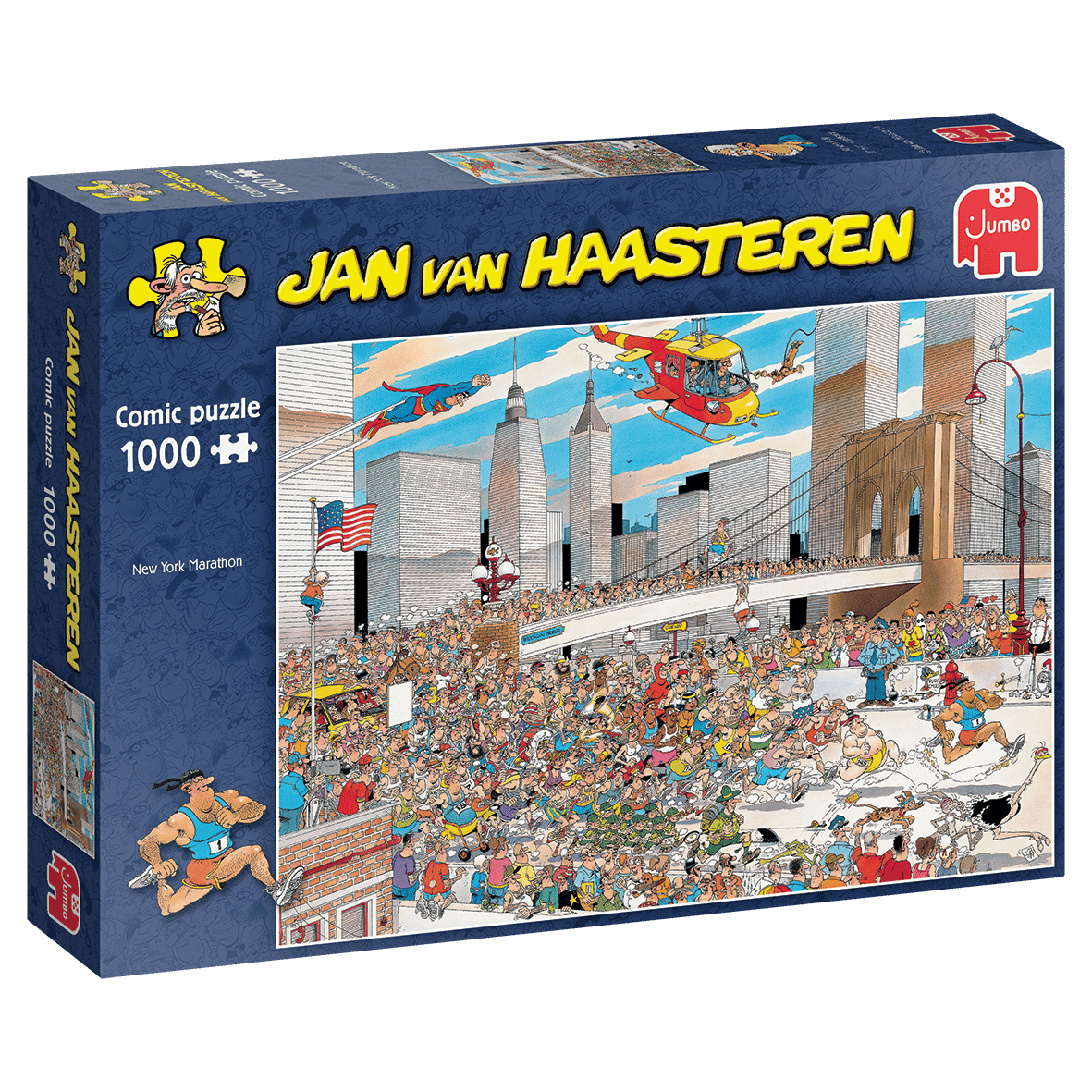 Jan Van Haasteren Comic puzzle New York Marathon 1000 palaa