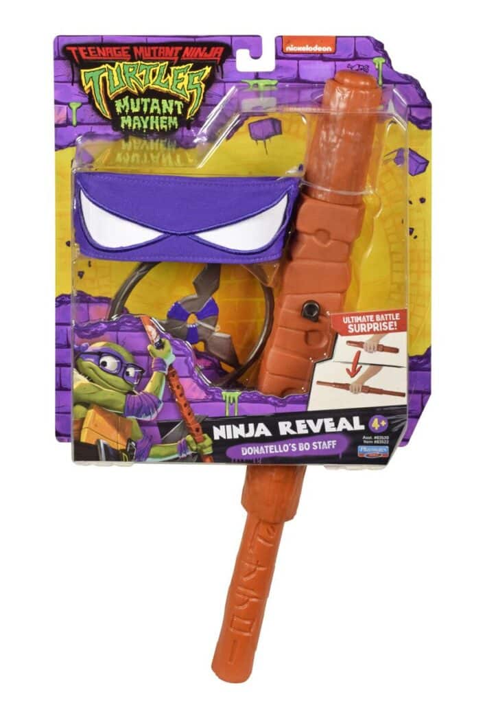 Turtles Mutant Mayhem Donatello taisteluvarusteet