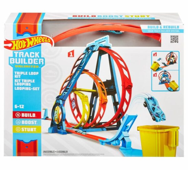 Hot Wheels Track Builder Triple Loop Kit