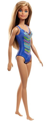 Barbie uima-asussa Sininen