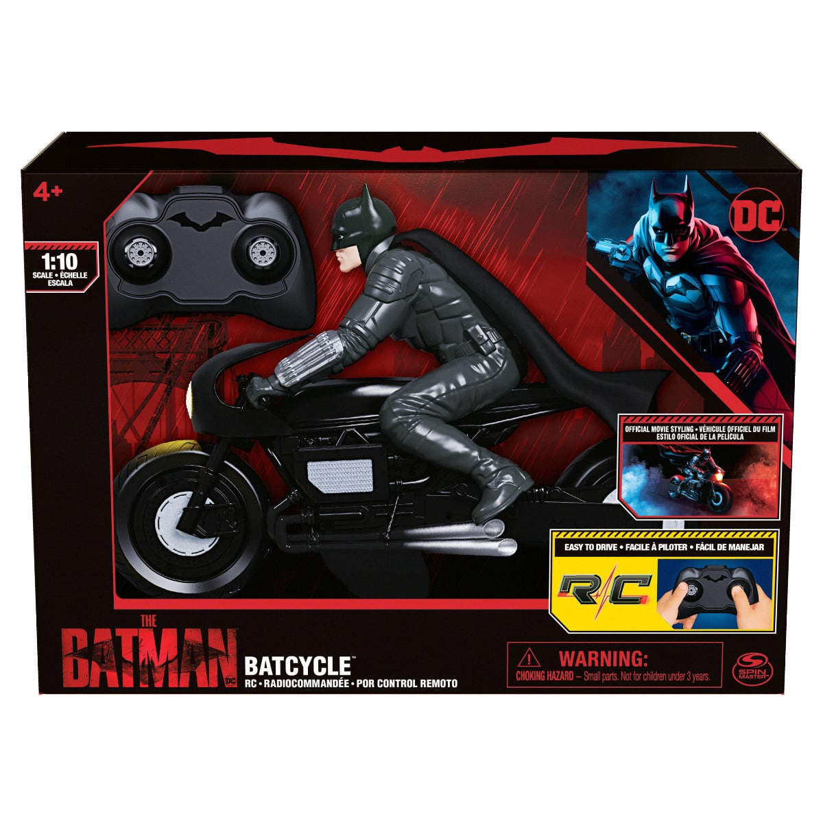 Batman Batcycle radio-ohjattava moottoripyörä