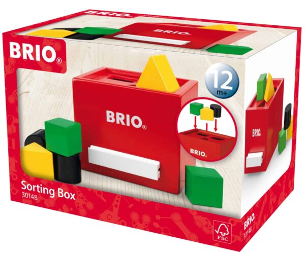 Brio punainen Palikkalaatikko