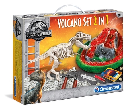 Clementoni Jurassic World Volcano seti 2 in 1