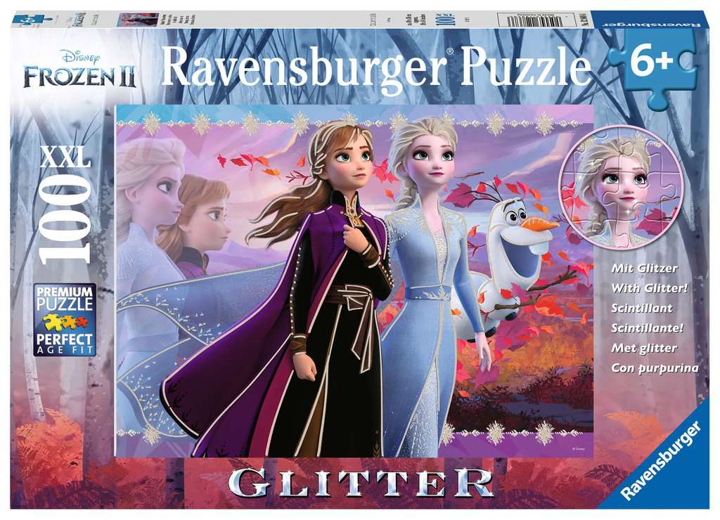 Ravensburger Frozen II glitter -palapeli 100XXL