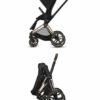 Cybex Priam yhdistelmävaunut ruusukulta rungolla, Stardust black + cloud z turvakaukalo - Thumbnail Image 5