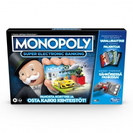 Hasbro Gaming Monopoly Super Electronic Banking lautapeli