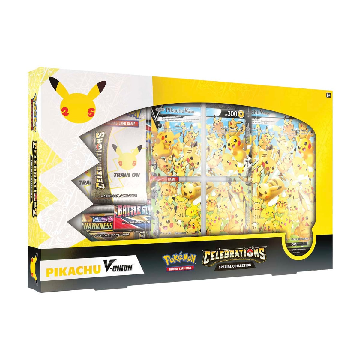 Pokémon Celebrations Special Collection Pikachu V-Union keräilykortti – lahjapakkaus