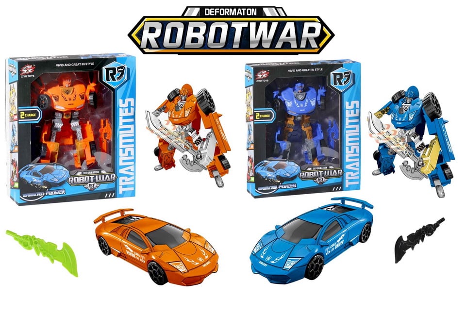 Robot war muunneltava-robotti sininen