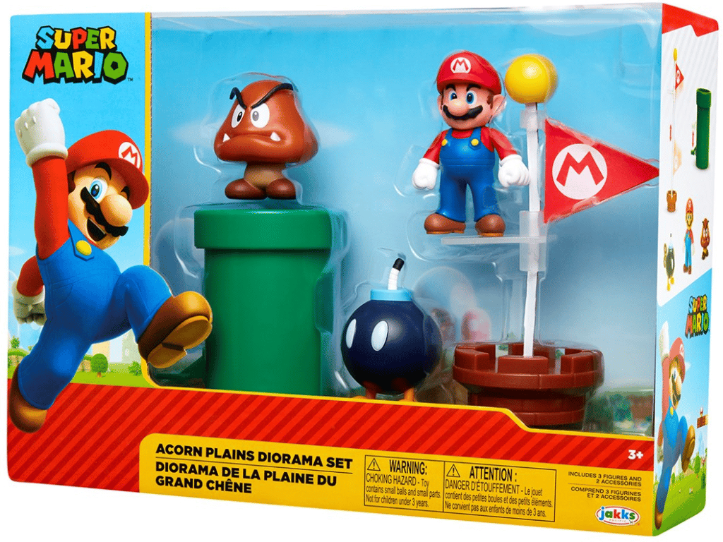 Super Mario leikkisetti, Acorn Plains Diorama-muksumassi.fi