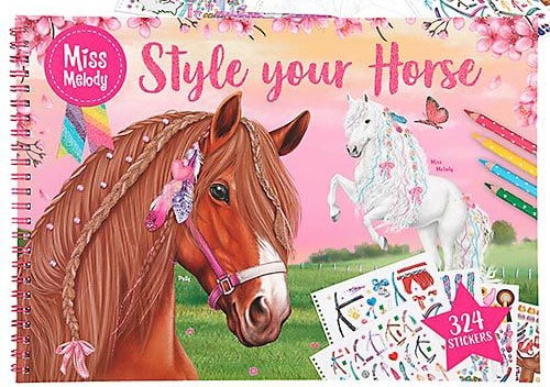 Miss Melody Style your Horse -suunnitteluvihko