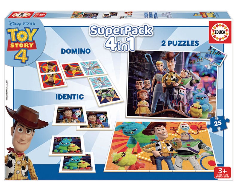 Disney Pixar Toystory 4 pelipaketti 4in1