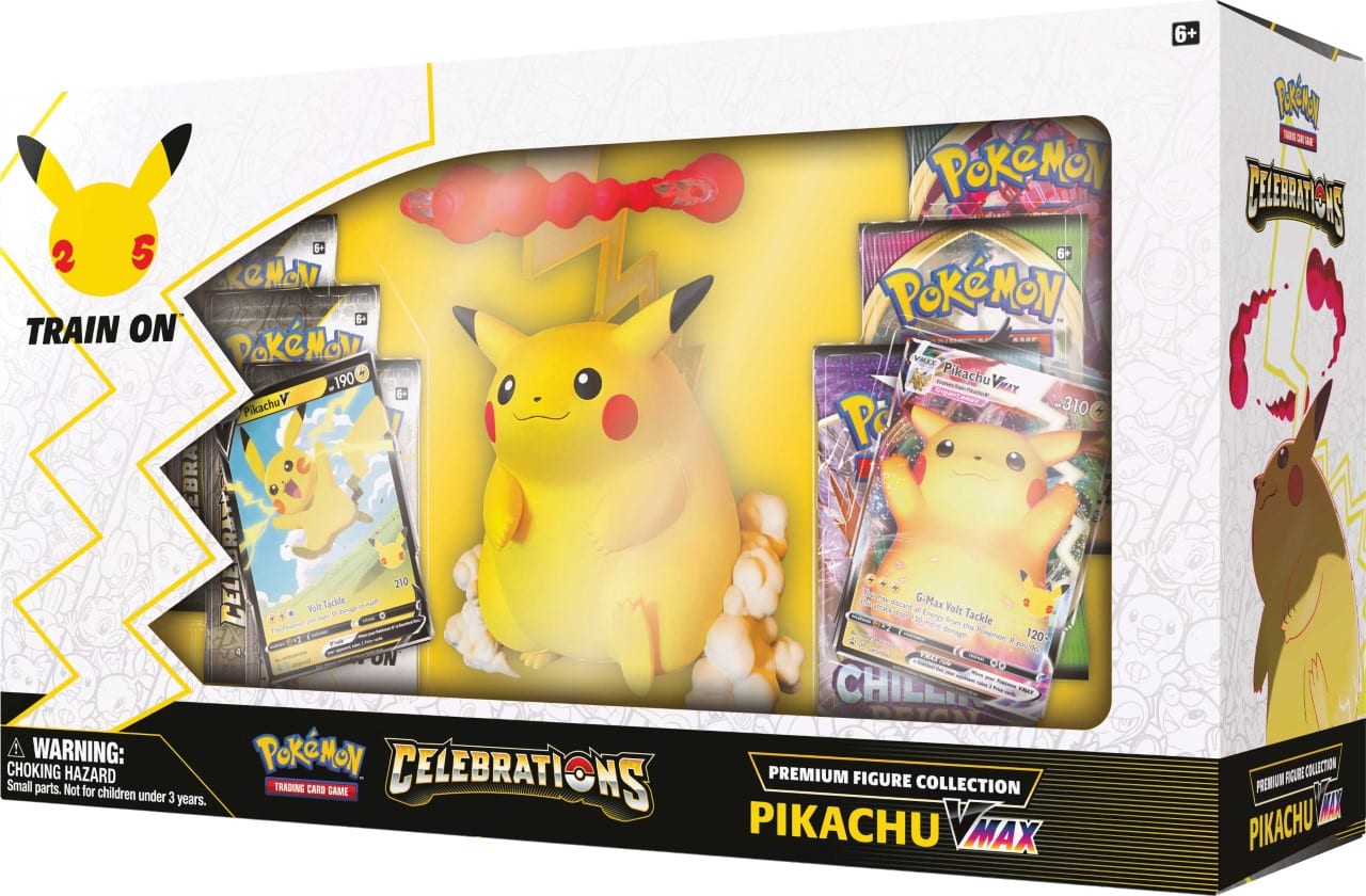 Pokémon Celebrations Pikachu Vmax Premium Figure Collections lahjapakkaus