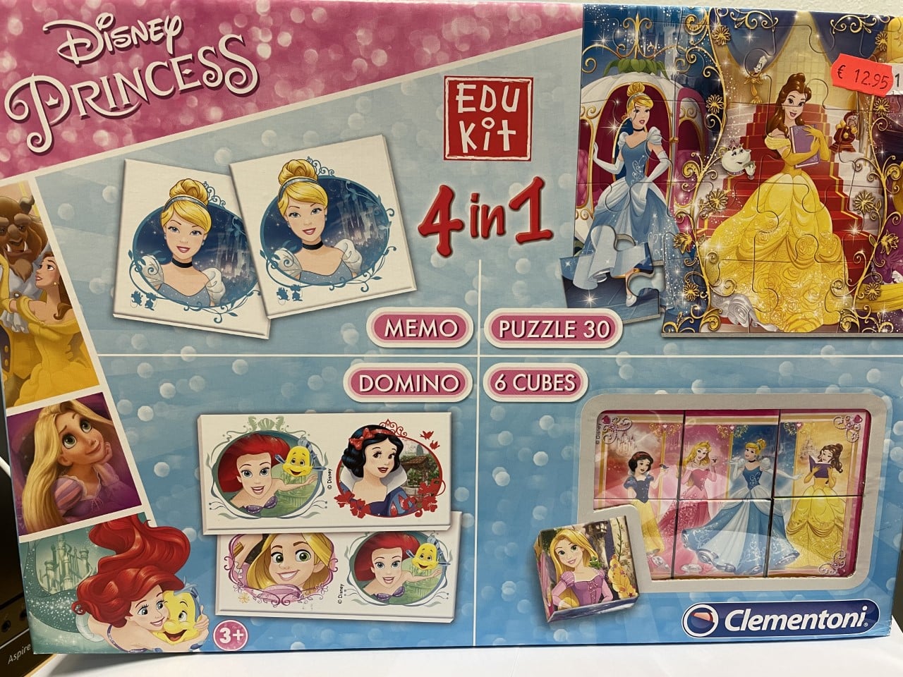 Disney Princess 4 pelipaketti 4in1