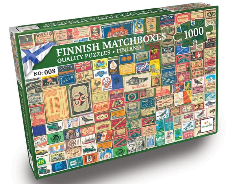 Finnish Matchboxes – Tulitikkuaskit palapeli 1000