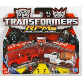 Transformers PRMs Enforced Ironhide Pikkuauto ja Mixmaster Rekka