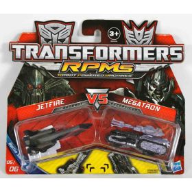 Transformers PRMs Jetfire Lentokone ja Megatron Panssariauto