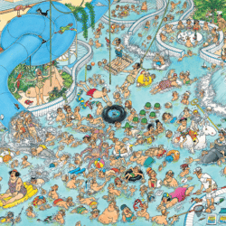 Jan Van Haasteren Comic puzzle Whacky Water World
