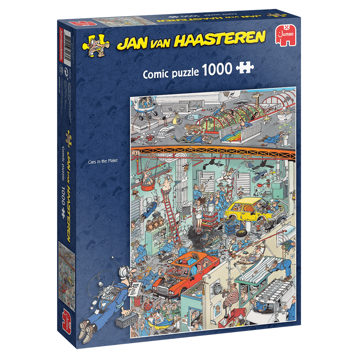 Jan Van Haasteren Comic puzzle Cars in the Make 1000 palaa