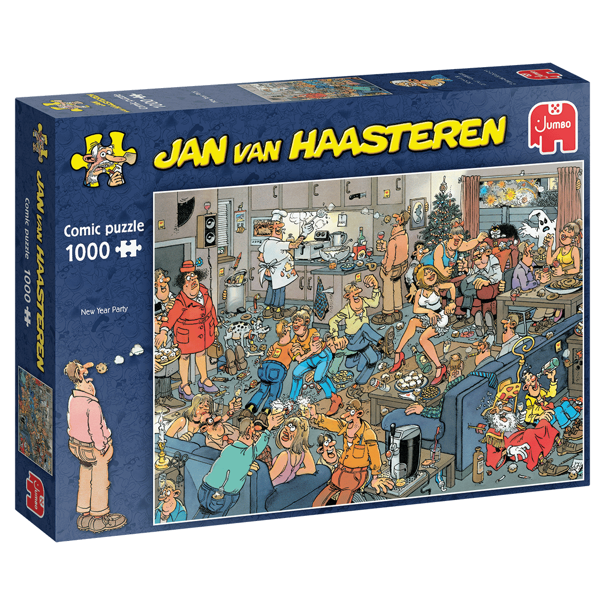 Jan Van Haasteren Comic puzzle New Year Party 1000 palaa