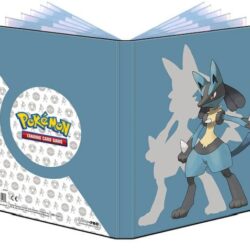 Pokémon Lucario keräilykorttikansio A5 sis 2 jättitaskua sininen