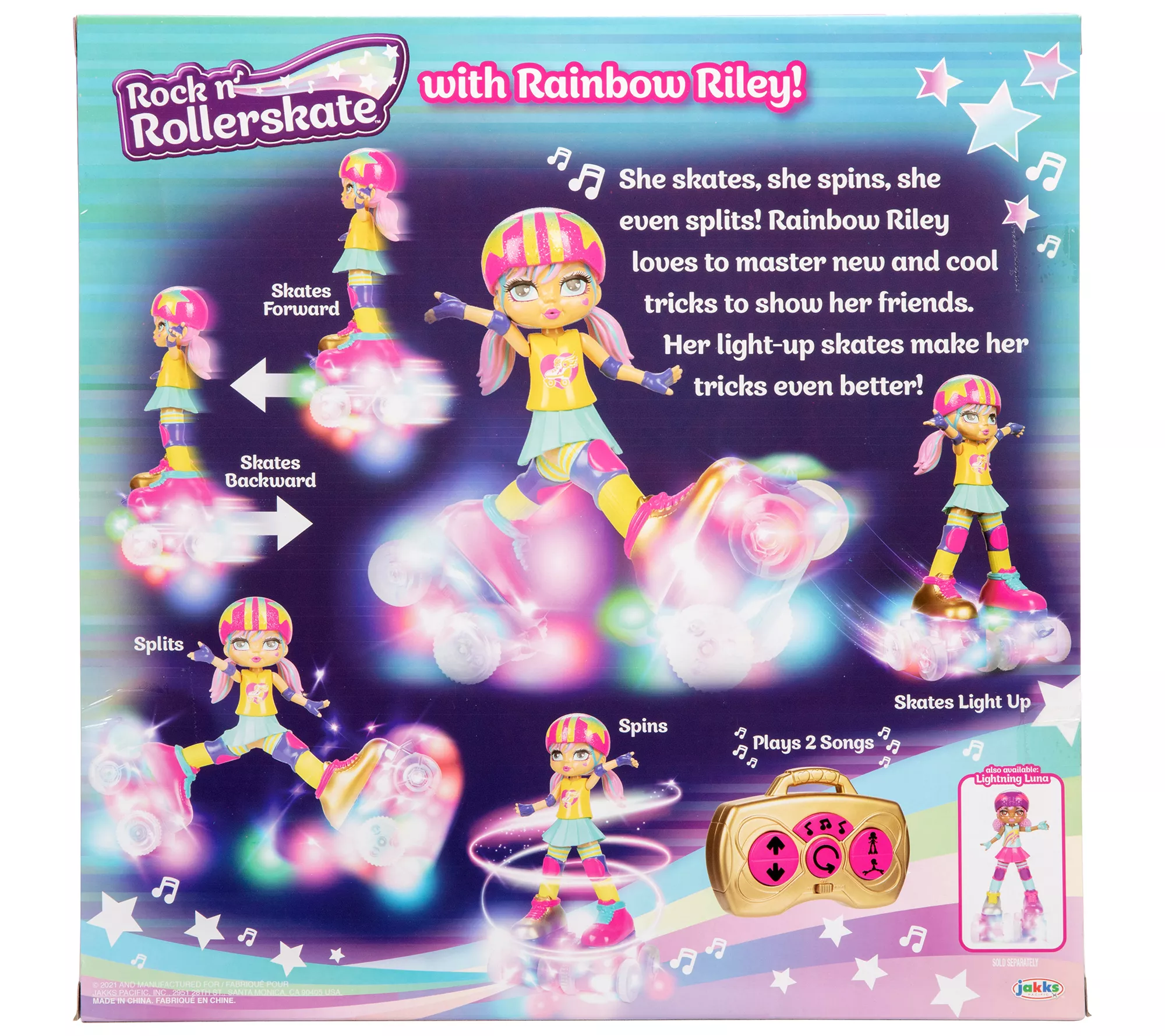 Rock N Rollerskate Rainbow Riley