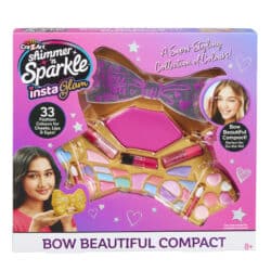 SHIMMER N SPARKLE INSTAGLAM BOW BEAUTIFUL COMPACT