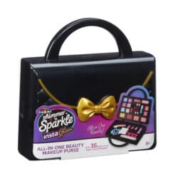SHIMMER N SPARKLE COSMETIC PURSE BLACK