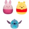 Huippu suositut squishmallows hahmot! Squishmallows Disney hahmot, koko noin 20cm. Kerää kaikki ihastuttavat hahmot! Ikäsuositus +0 vuotta Toimitamme tuotteen varastotilanteen mukaan! Jos haluat jonkin tietyn hahmon otathan yhteyttä asiakaspalvelu@muksumassi.fi