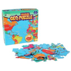 Geo Puzzle Maailma-palapeli 68 palaa