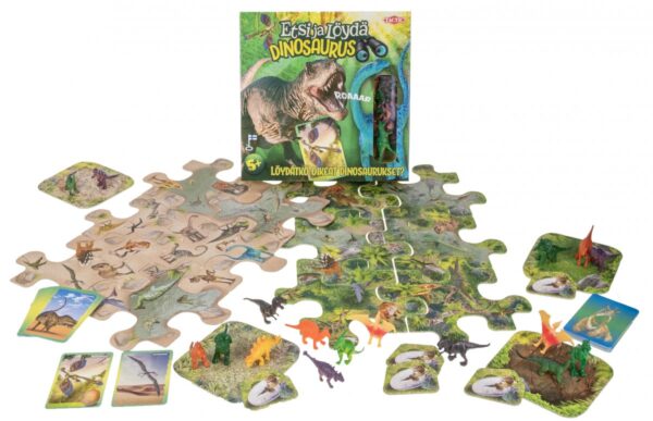 Etsi ja löydä Dinosaurus lautapeli