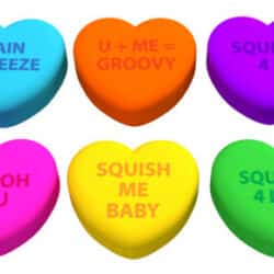 NeeDoh Teenie Squueeze Hearts 3-Pack