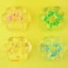 SQUISHY CAT PAW 130G CLEAR GLITTER