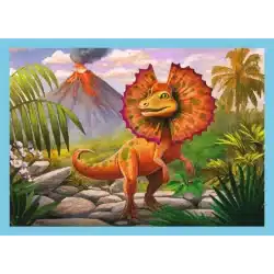 Trefl dinosaurus 4in1 palapeli