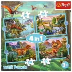 Trefl dinosaurus 4in1 palapeli