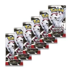Pokémon TCG: Scarlet & Violet-white Flare Booster Bundle (6 Packs)