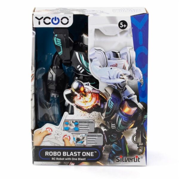 Ycoo Robo Blast Mini 26 cm musta robotti-muksumassi.fi