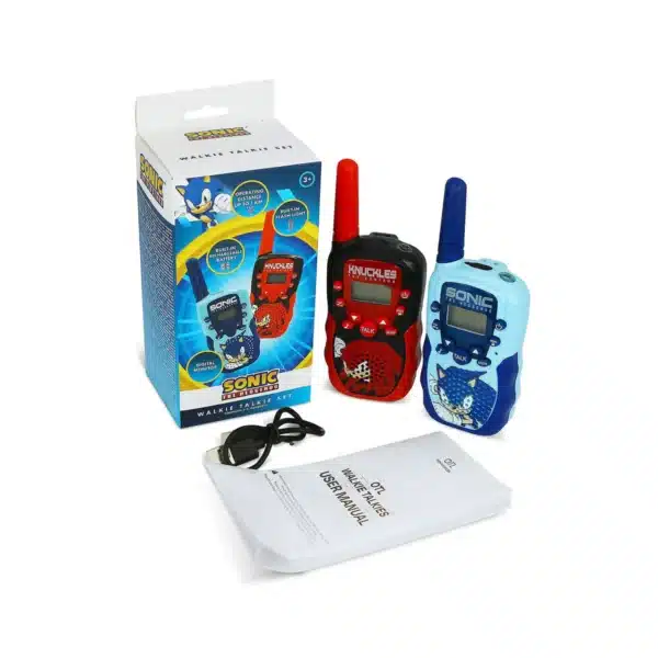 Radiopuhelin Walkie Talkie Sonic the Hedgehog-muksumassi.fi