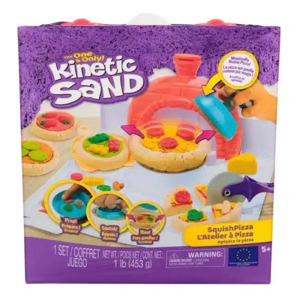 Kinetic Sand taikahiekka pizza leikkisetti 11 Kinetic Sand taikahiekka pizza-muksumassi.fi