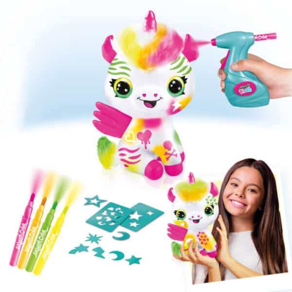 AIRBRUSH PLUSH 20cm Neon Yksisarvinen-muksumassi.fi